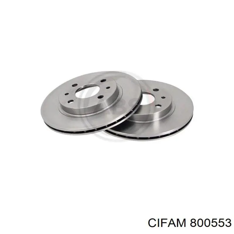 Диск переднього гальма Cifam 800553 ціна, від 19.50 USD