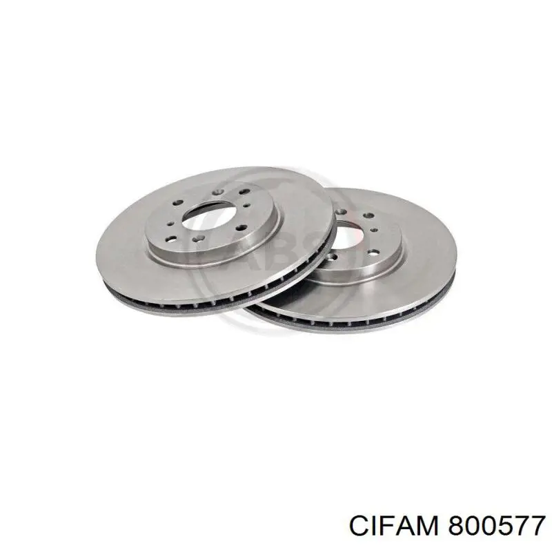 Диск переднього гальма Cifam 800577 ціна, від 51.85 USD