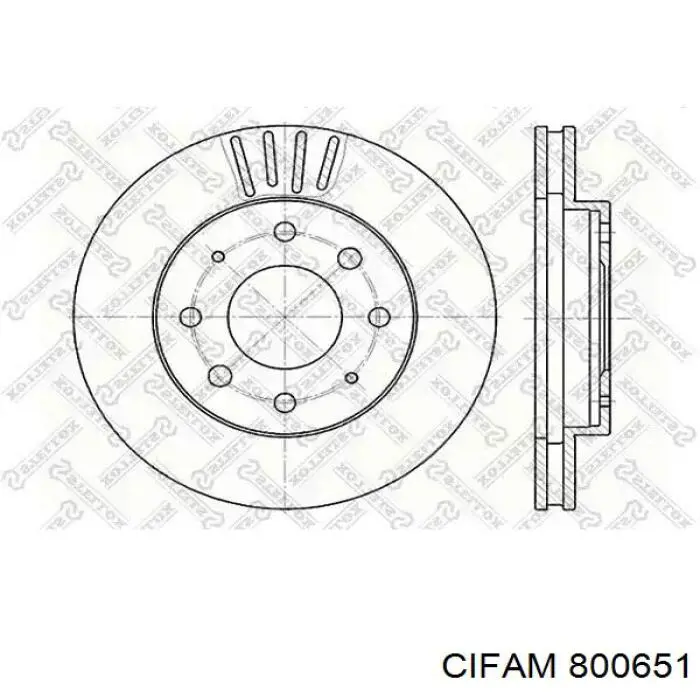 Задні дискові гальма Cifam 800651 ціна, від 23.47 USD