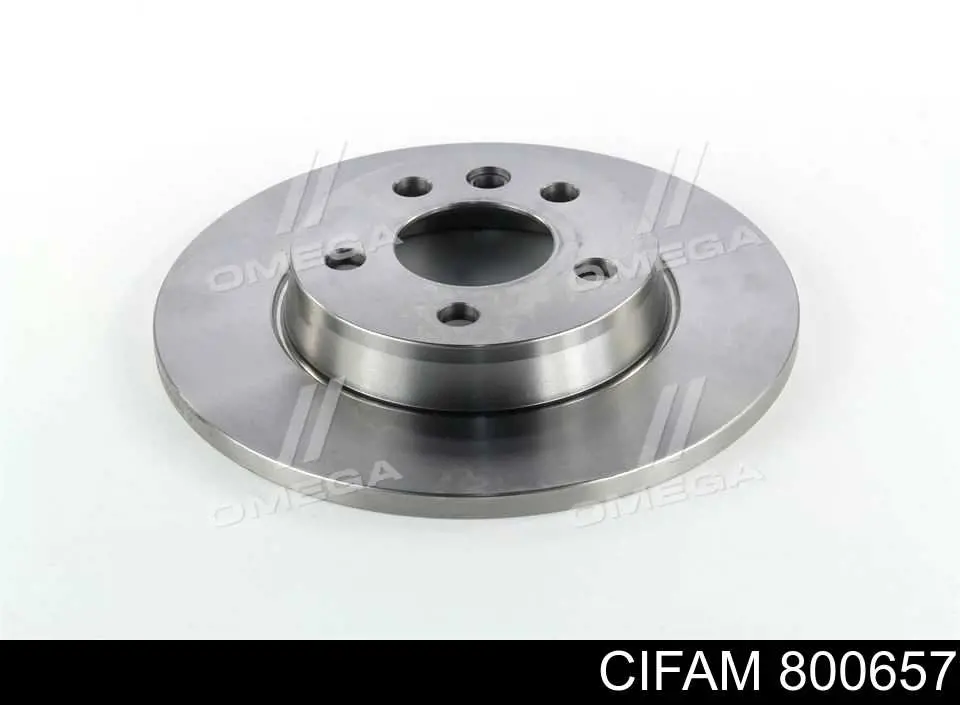 800657 Cifam диск гальмівний задній