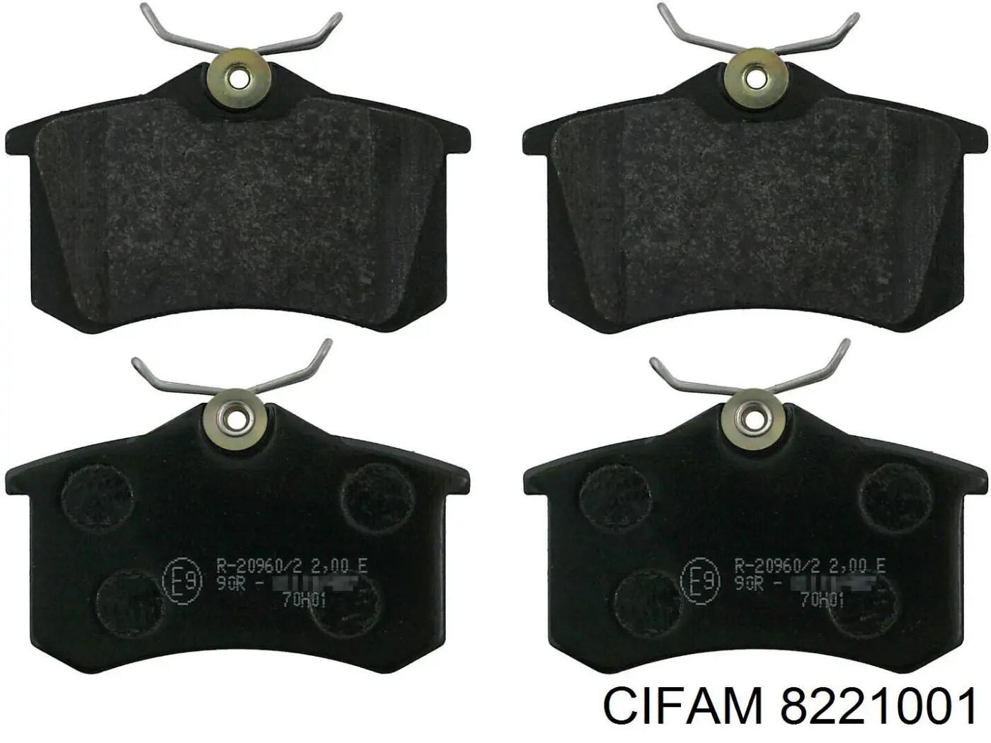 Задні гальмівні колодки Cifam 8221001 ціна, від 13.54 USD