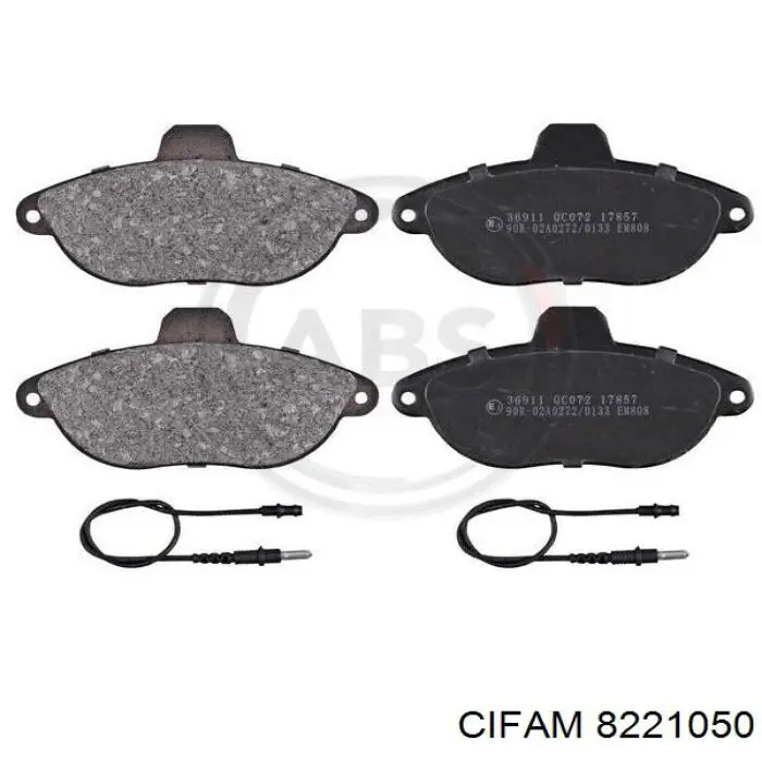 Передні тормозні колодки 8221050 Cifam