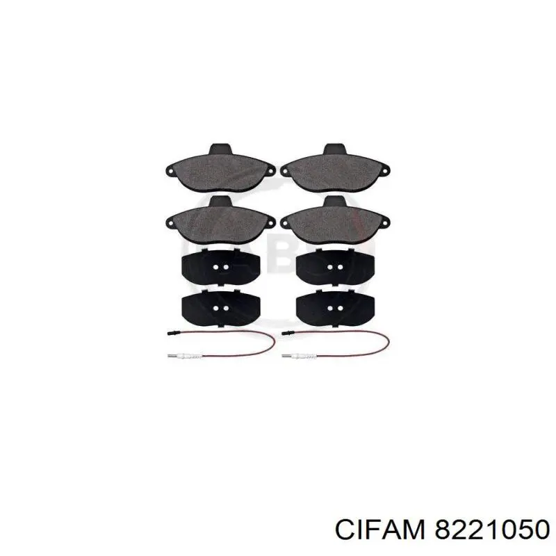Гальмівні колодки Cifam 8221050 ціна, від 16.33 USD