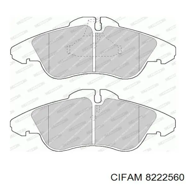 Тормозні колодки Cifam 8222560