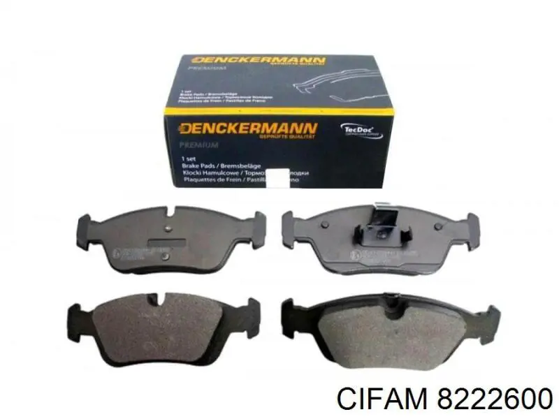 Гальмівні колодки Cifam 8222600 ціна, від 23.72 USD