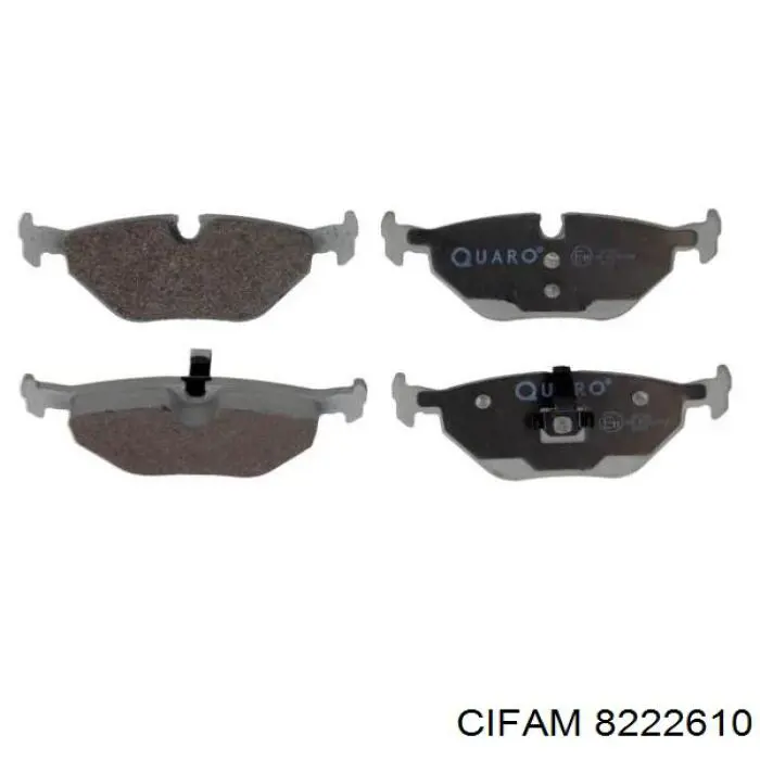 Задні дискові колодки Cifam 8222610