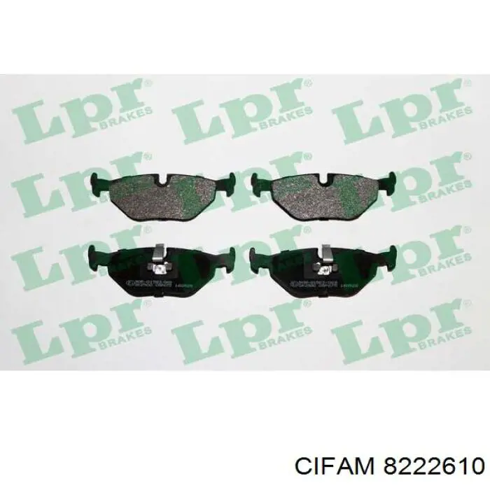 Купити 8222610 Cifam Задні колодки