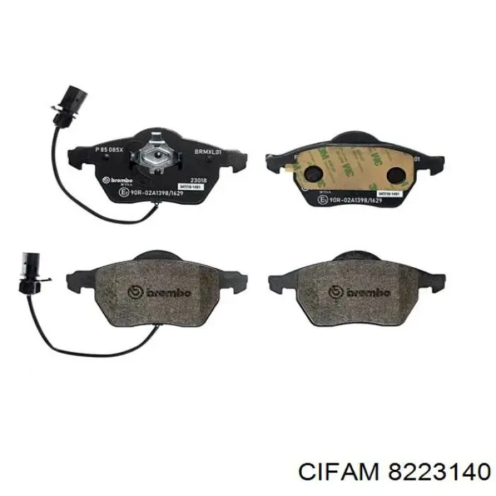 Тормозні колодки Cifam 8223140