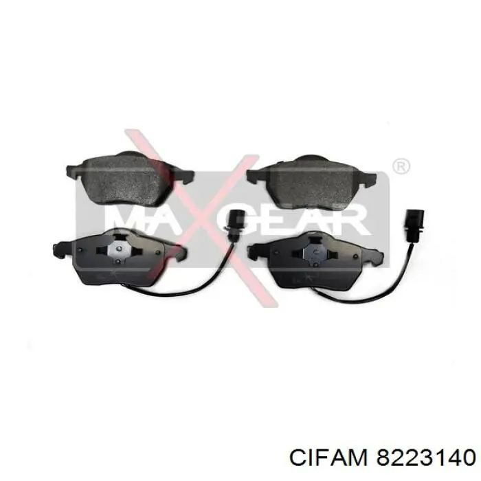 8223140 Cifam Передні гальмівні колодки