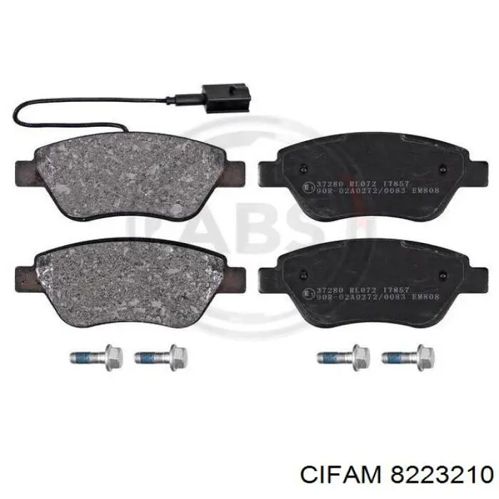 Купити 8223210 Cifam Колодки гальмівні передні, дискові