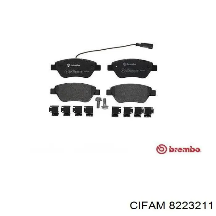 Передні тормозні колодки 8223211 Cifam