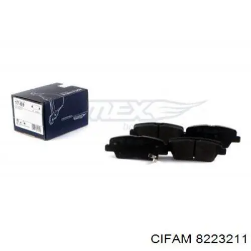 8223211 Cifam Передні гальмівні колодки