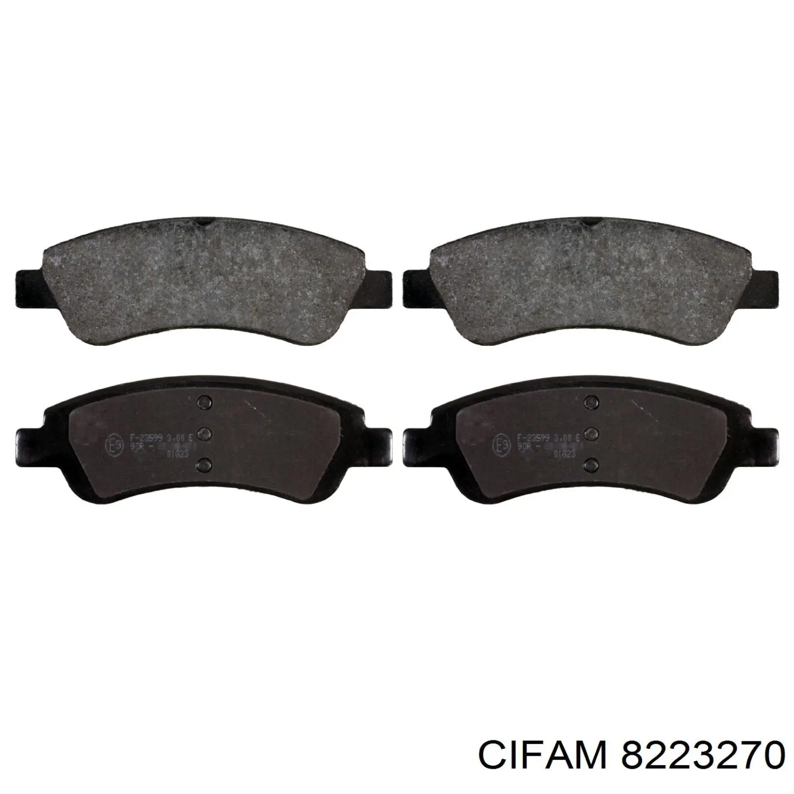 Гальмівні колодки Cifam 8223270 ціна, від 22.52 USD
