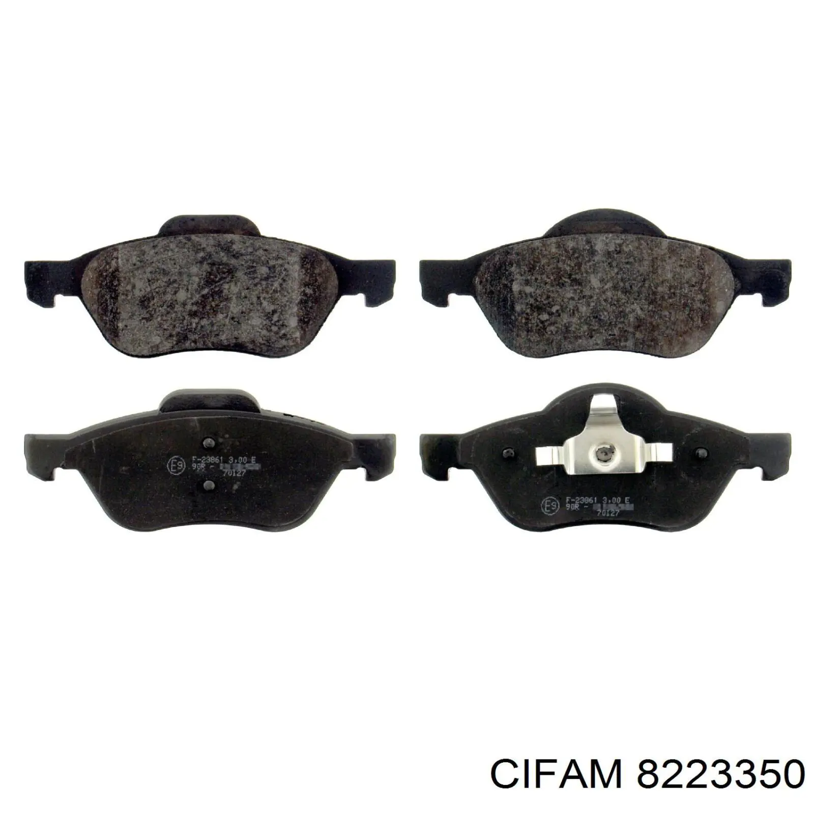8223350 Cifam Передні гальмівні колодки