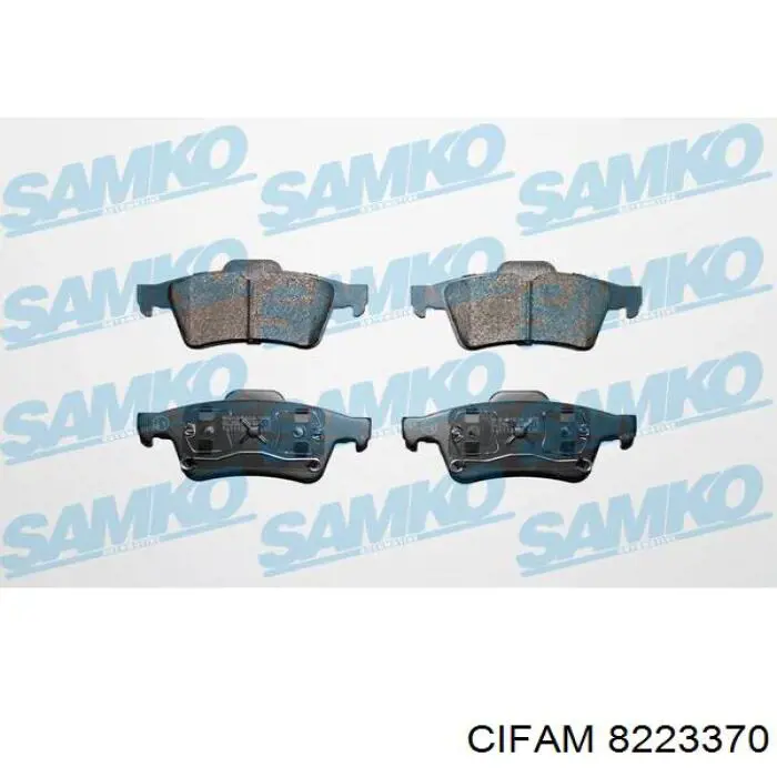 Задні гальмівні колодки Cifam 8223370 ціна, від 13.61 USD