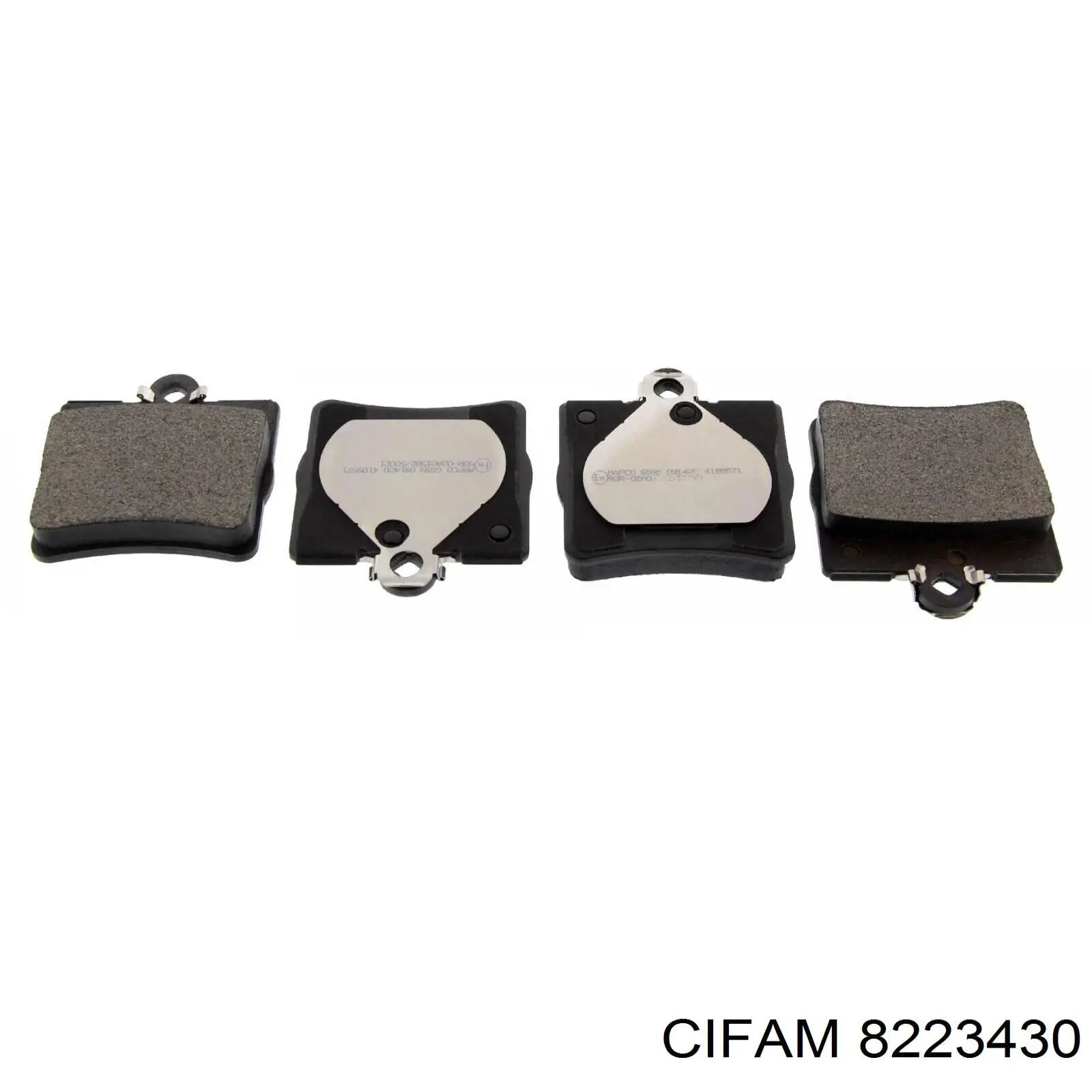 Задні гальмівні колодки 8223430 Cifam