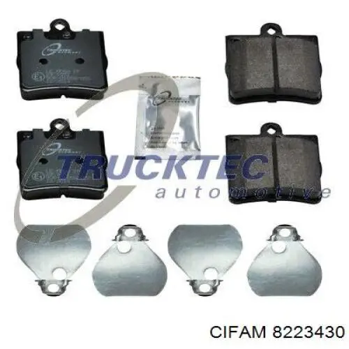 Задні гальмівні колодки Cifam 8223430 ціна, від 15.09 USD