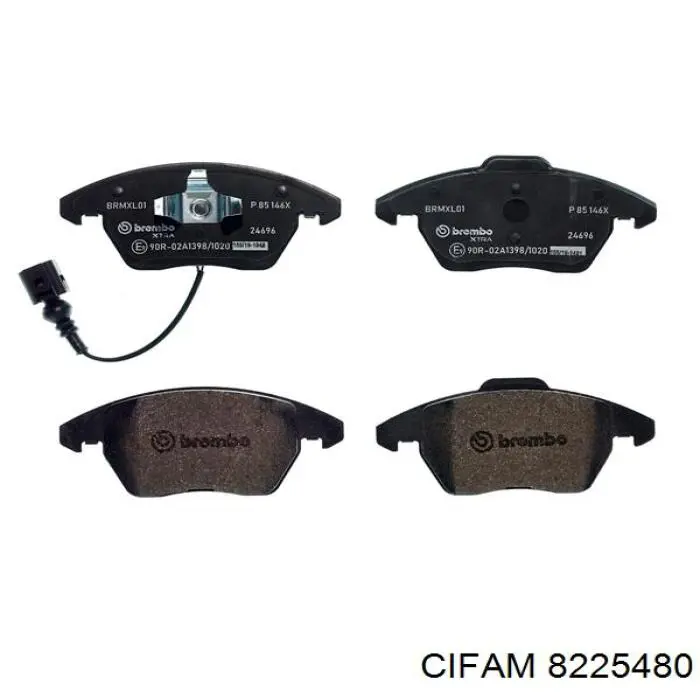 8225480 Cifam Передні гальмівні колодки