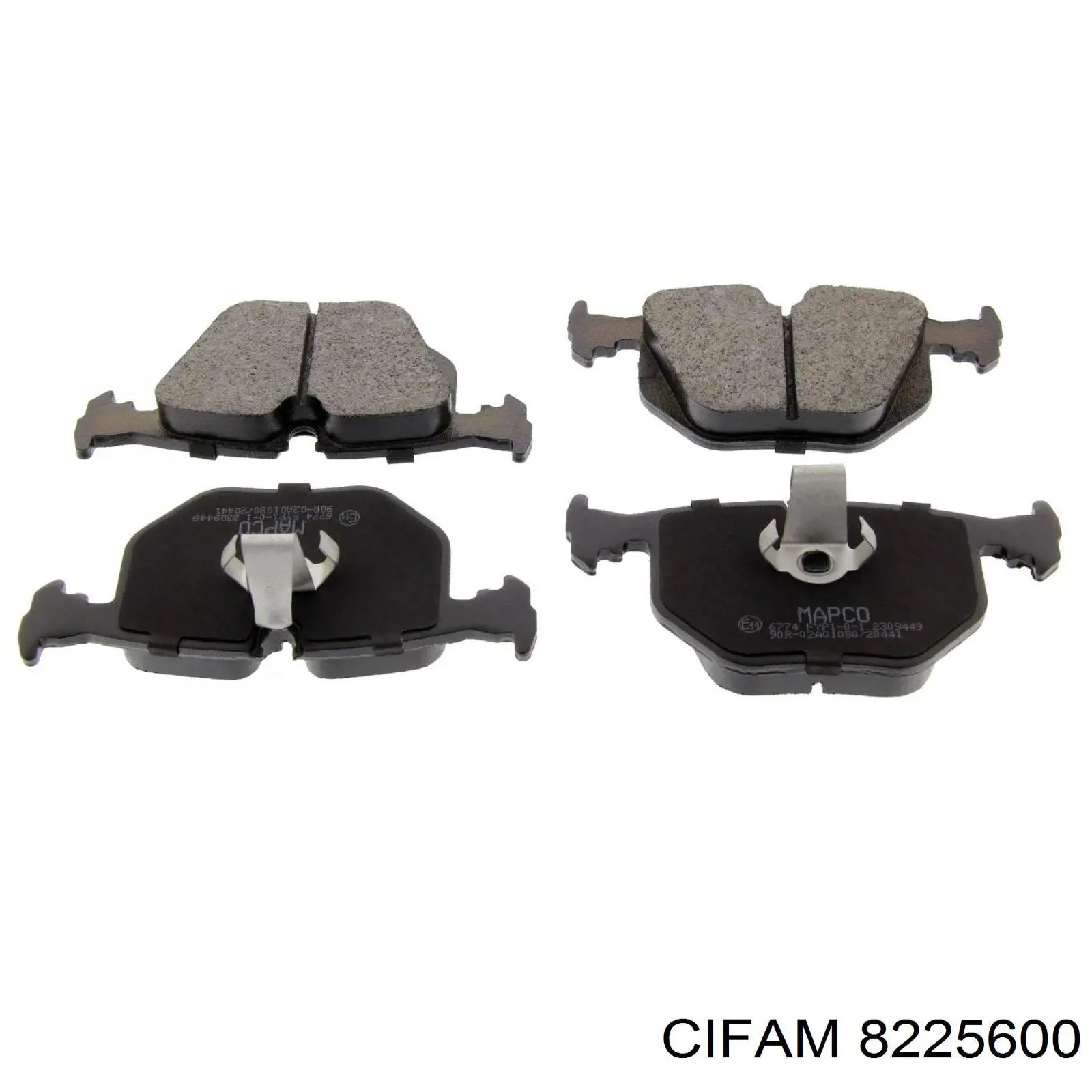 Задні гальмівні колодки 8225600 Cifam