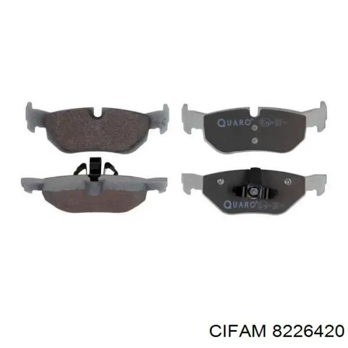 Задні гальмівні колодки 8226420 Cifam