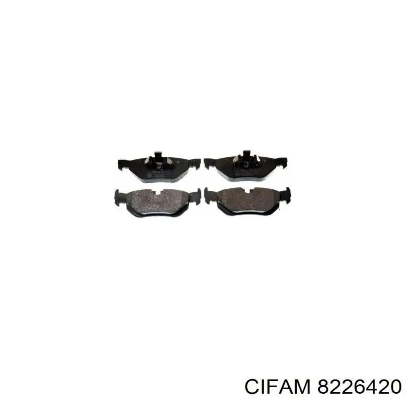 Задні гальмівні колодки Cifam 8226420 ціна, від 23.59 USD