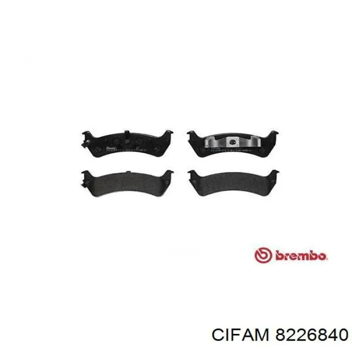 Купити 8226840 Cifam Задні колодки
