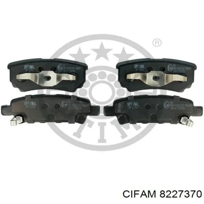 Задні гальмівні колодки Cifam 8227370 ціна, від 17.22 USD