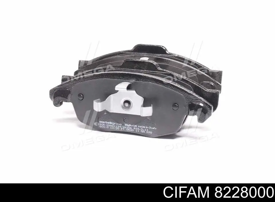Купити 8228000 Cifam Колодки гальмівні передні, дискові