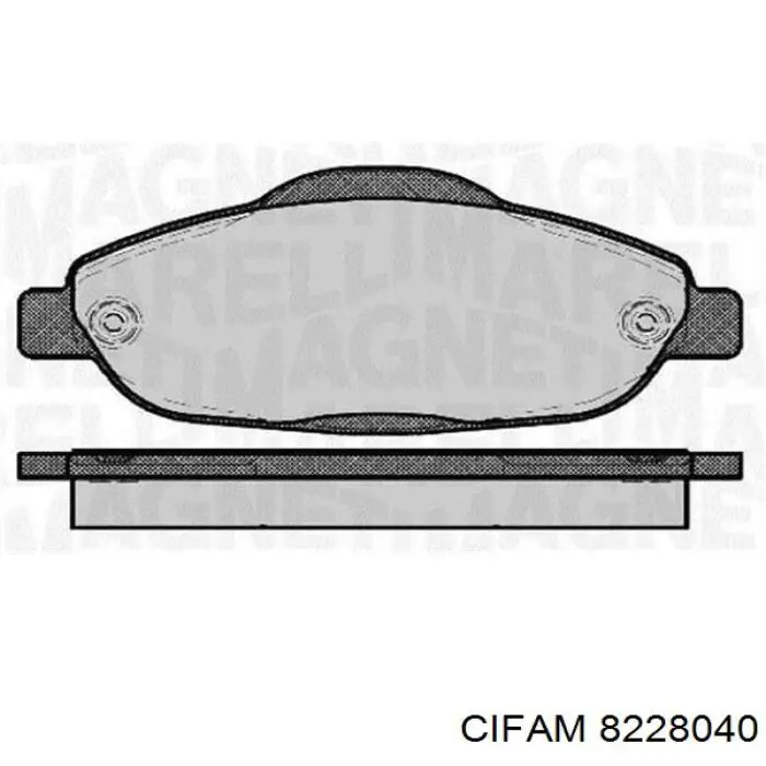 Гальмівні колодки Cifam 8228040 ціна, від 24.04 USD