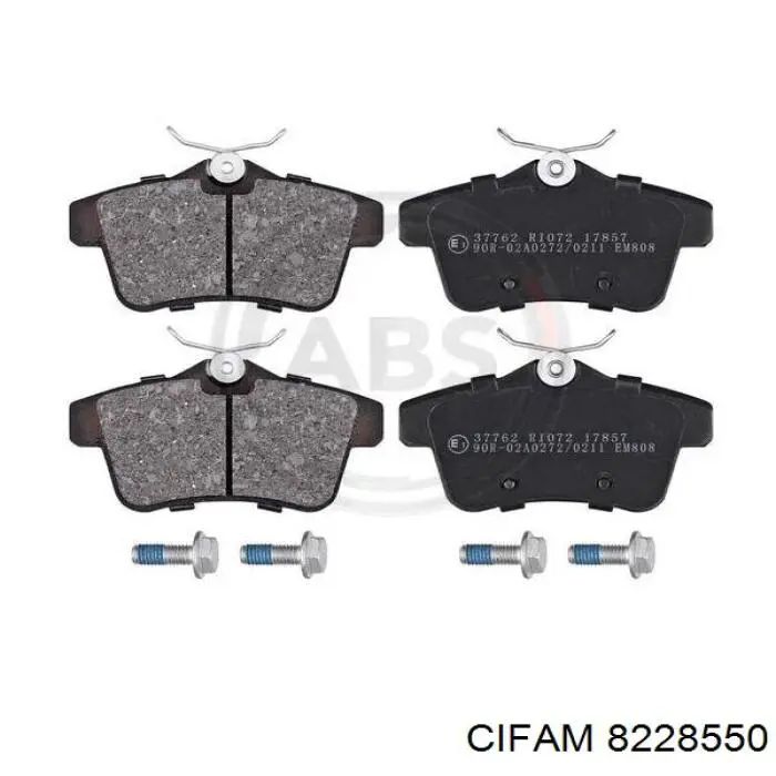 Задні гальмівні колодки Cifam 8228550 ціна, від 22.32 USD
