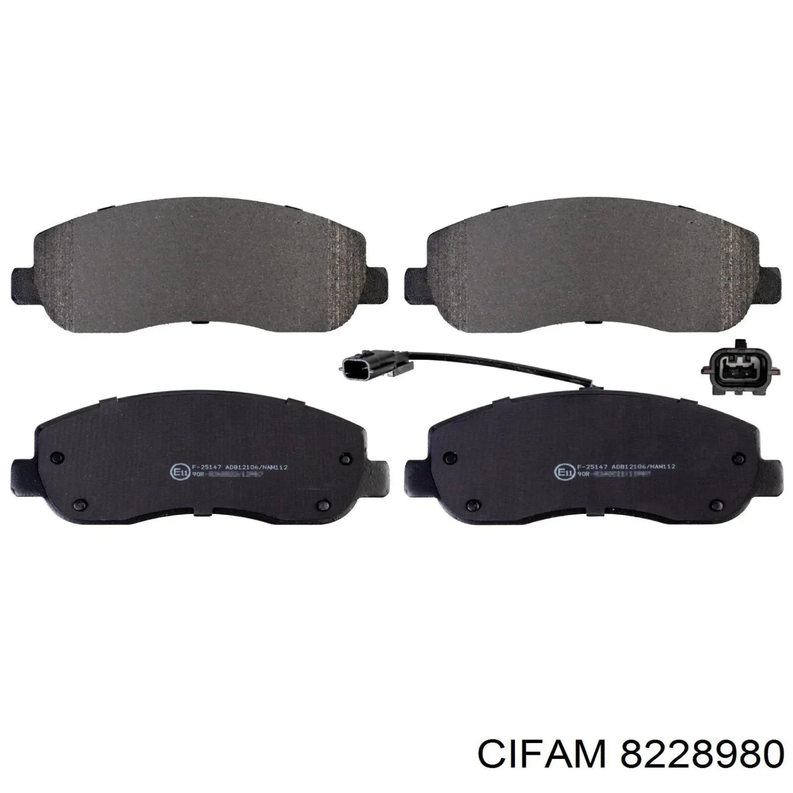 Гальмівні колодки Cifam 8228980 ціна, від 31.71 USD