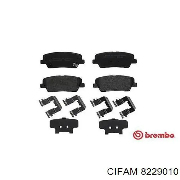 Задні гальмівні колодки Cifam 8229010 ціна, від 18.21 USD