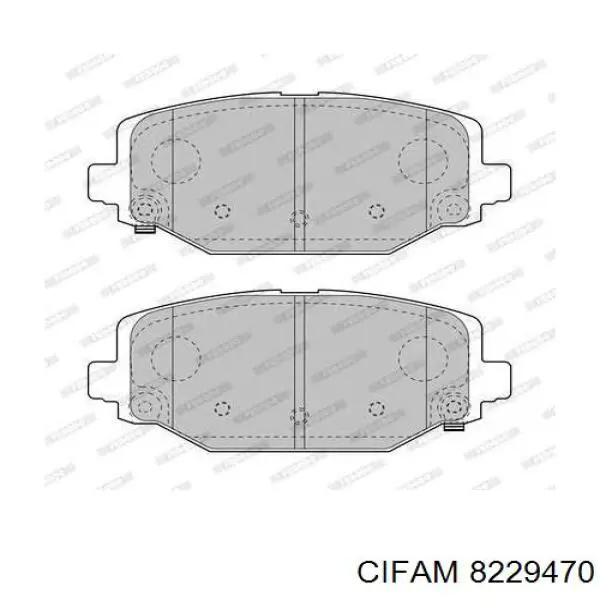 8229470 Cifam Колодки гальмівні задні, дискові