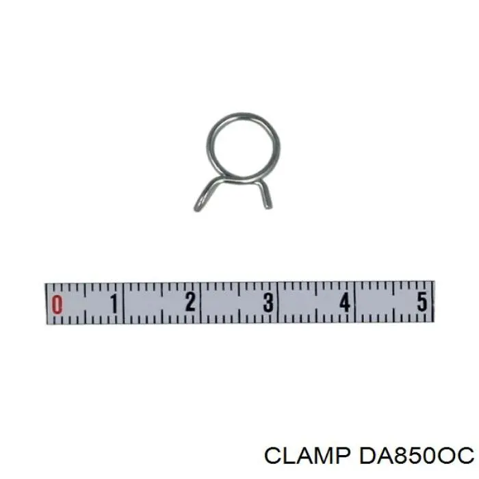 DA850OC Clamp Зєднувальний хомут випускного колектора