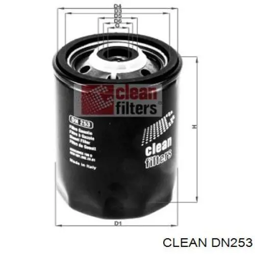 DN253 Clean фільтр паливний