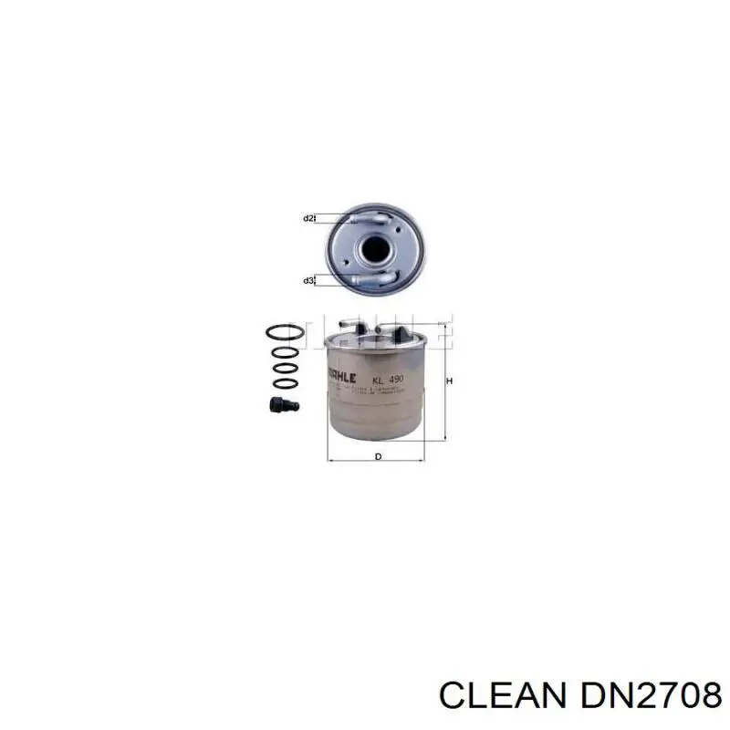 DN2708 Clean фільтр паливний