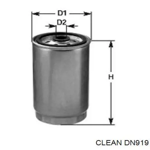 Фільтр паливний Clean DN919