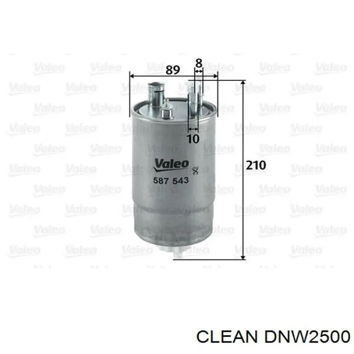 DNW2500 Clean фільтр паливний