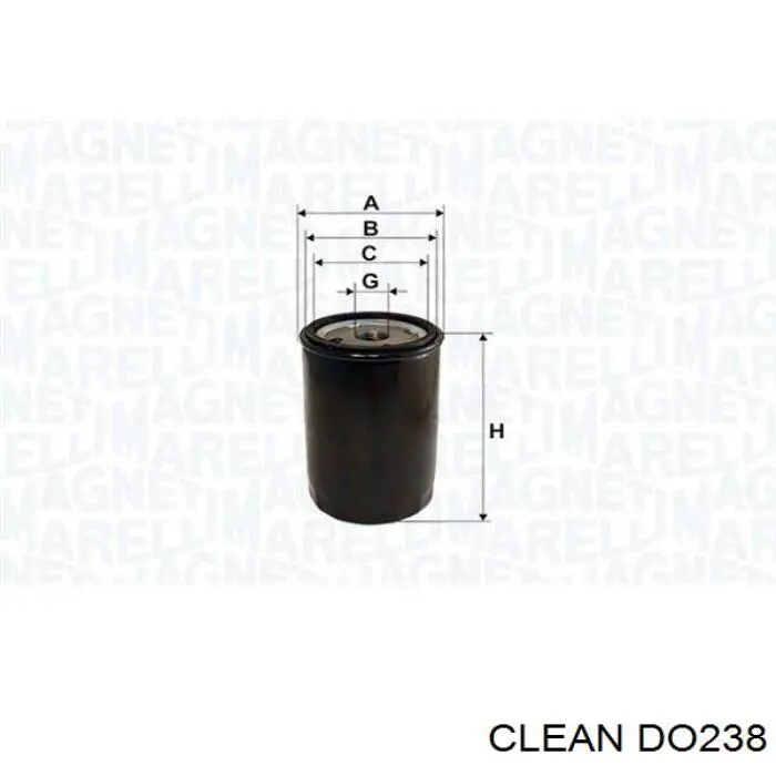 DO238 Clean фільтр масляний