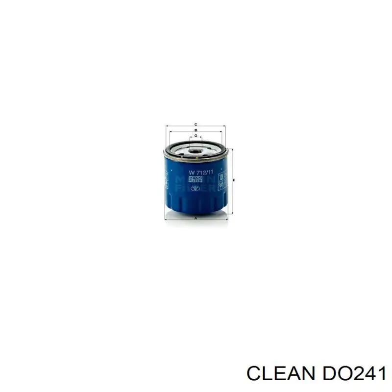 DO241 Clean Фільтр масла