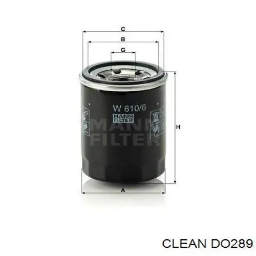 Купити DO289 Clean Фільтр очищення масла відцентровий