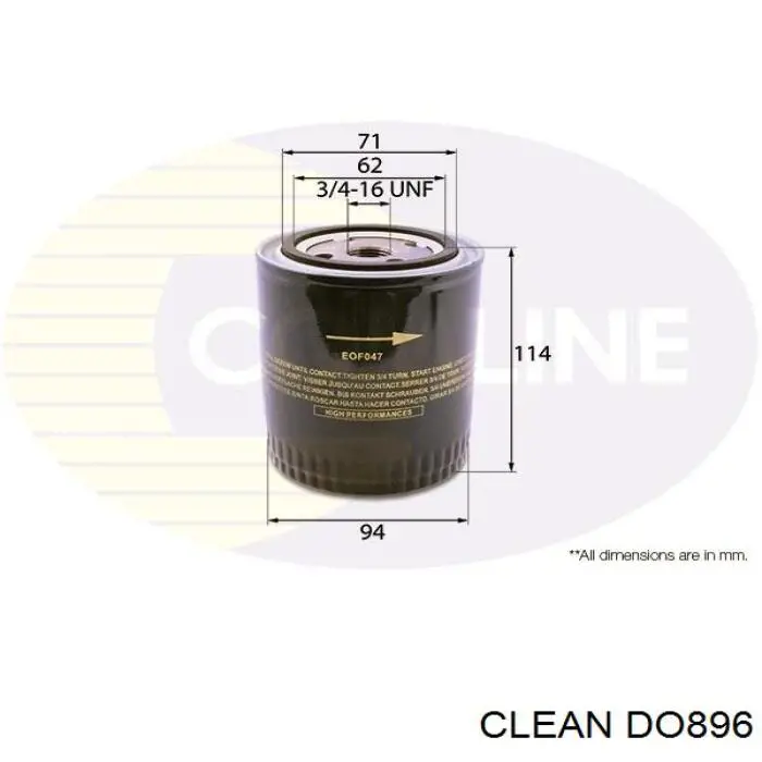 DO896 Clean Фільтр масла