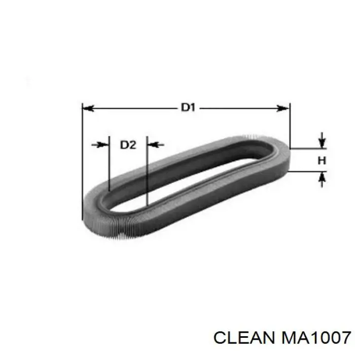 MA1007 Clean фільтр повітряний