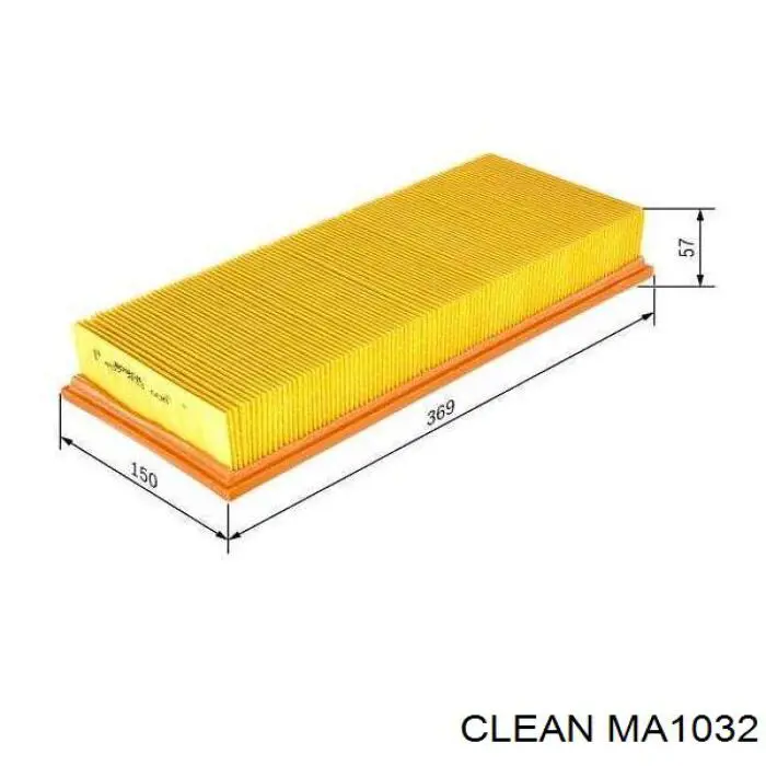 Повітряний фільтр MA1032 Clean