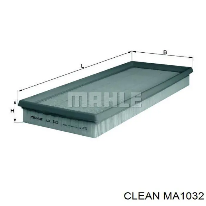 Повітряний фільтр MA1032 Clean