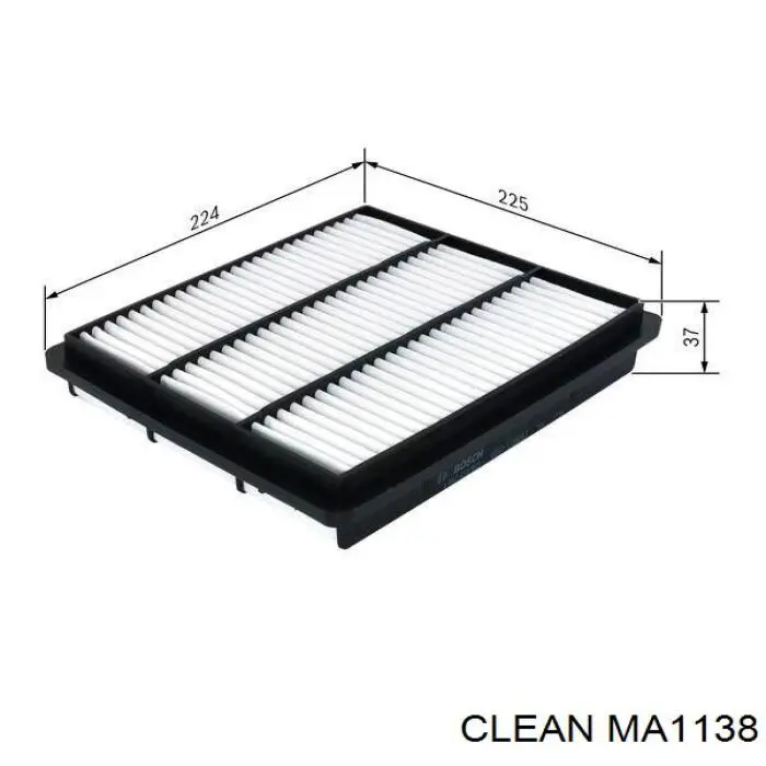 MA1138 Clean Повітряний фільтр двигуна