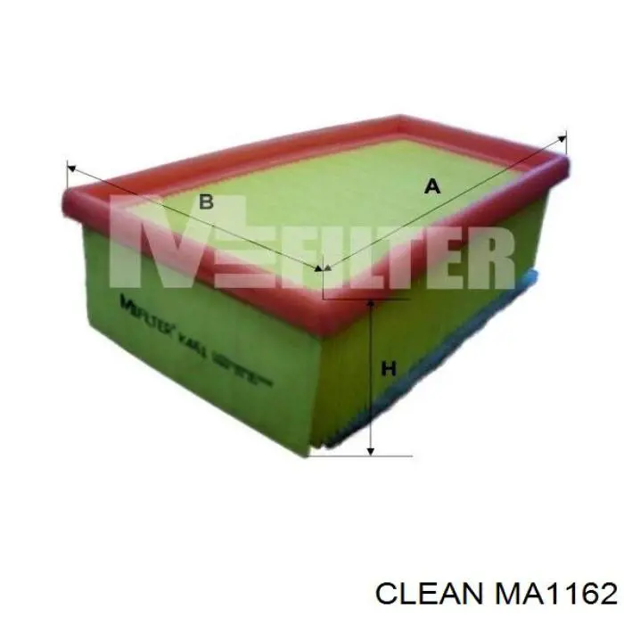 Елемент повітряного фільтра Clean MA1162 ціна, від 5.51 USD
