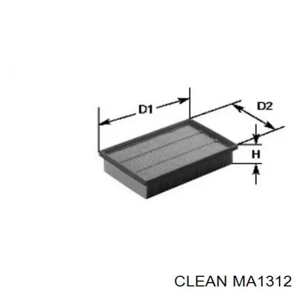 MA1312 Clean фільтр повітряний