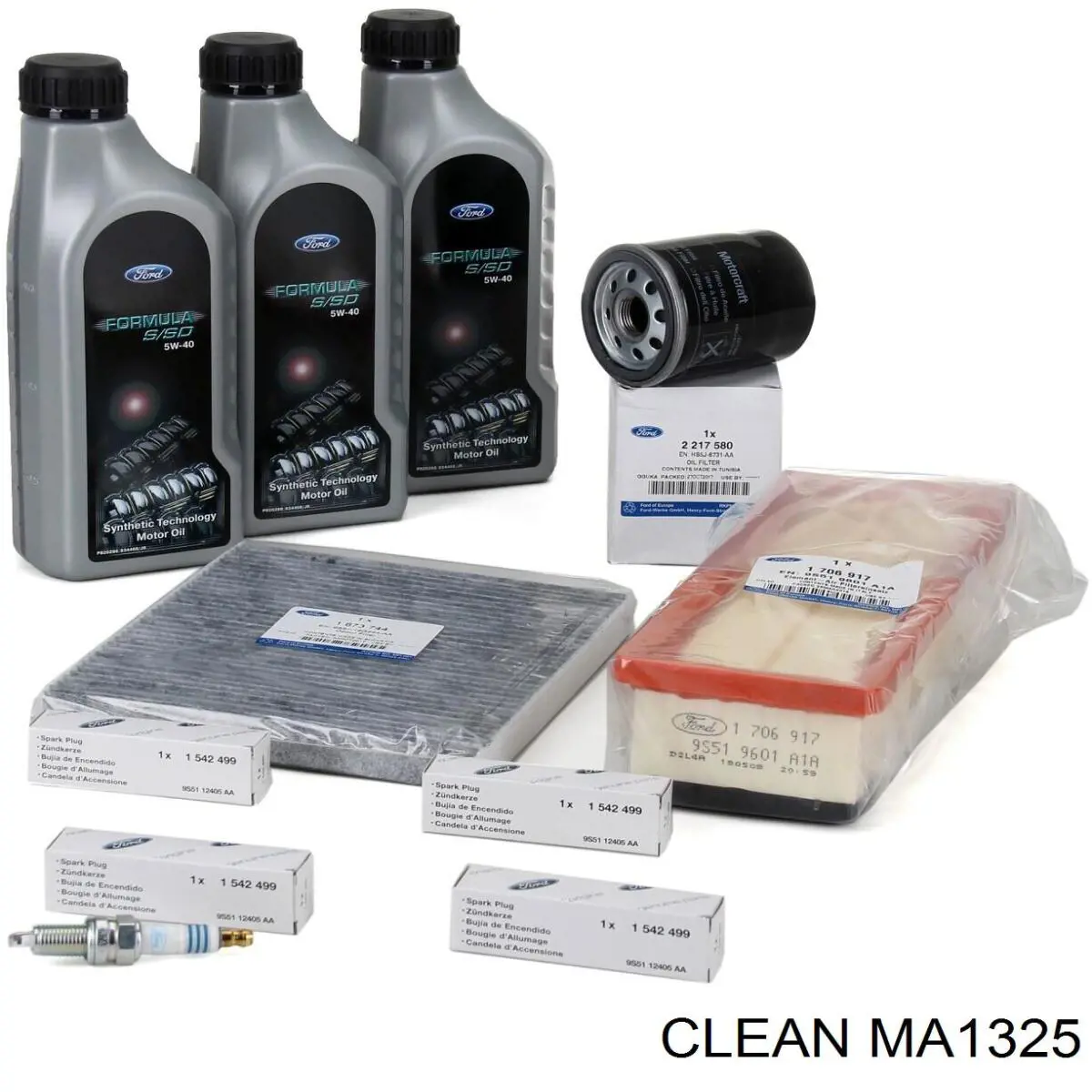 MA1325 Clean Повітряний фільтр двигуна