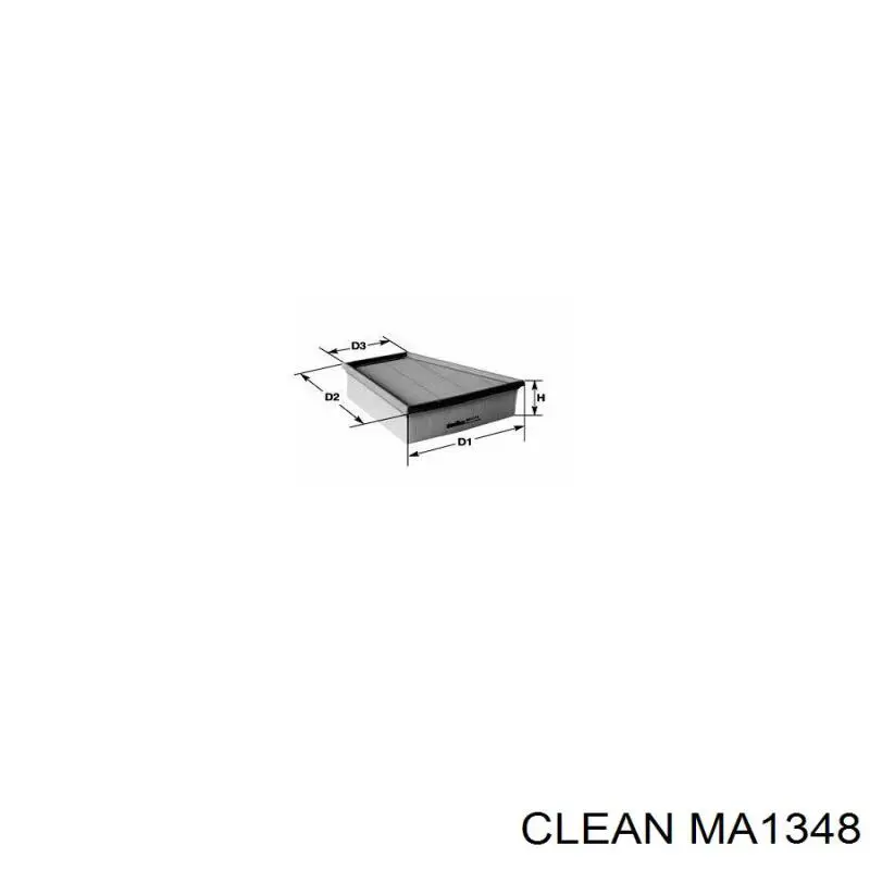 MA1348 Clean фільтр повітряний